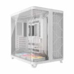 CORSAIR Air 5400 RS-R ARGB White Triple Chamber Mid Tower E-ATX Gaming Desktop Case