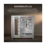 CORSAIR Air 5400 RS-R ARGB White Triple Chamber Mid Tower E-ATX Gaming Desktop Case - Image 5